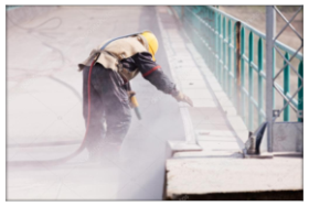 Trockeneisstrahlen im industriellen Einsatz